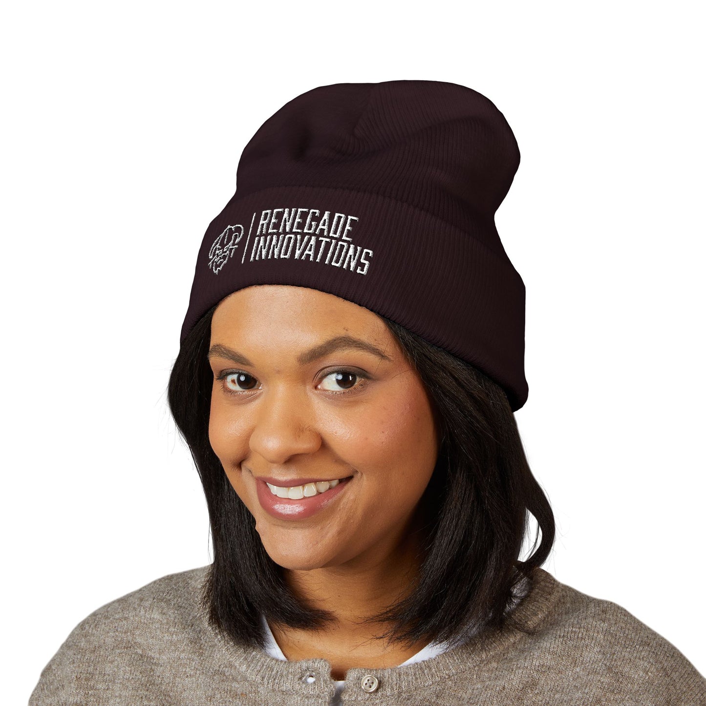Renegade Innovations Embroidered Cuffed Beanie