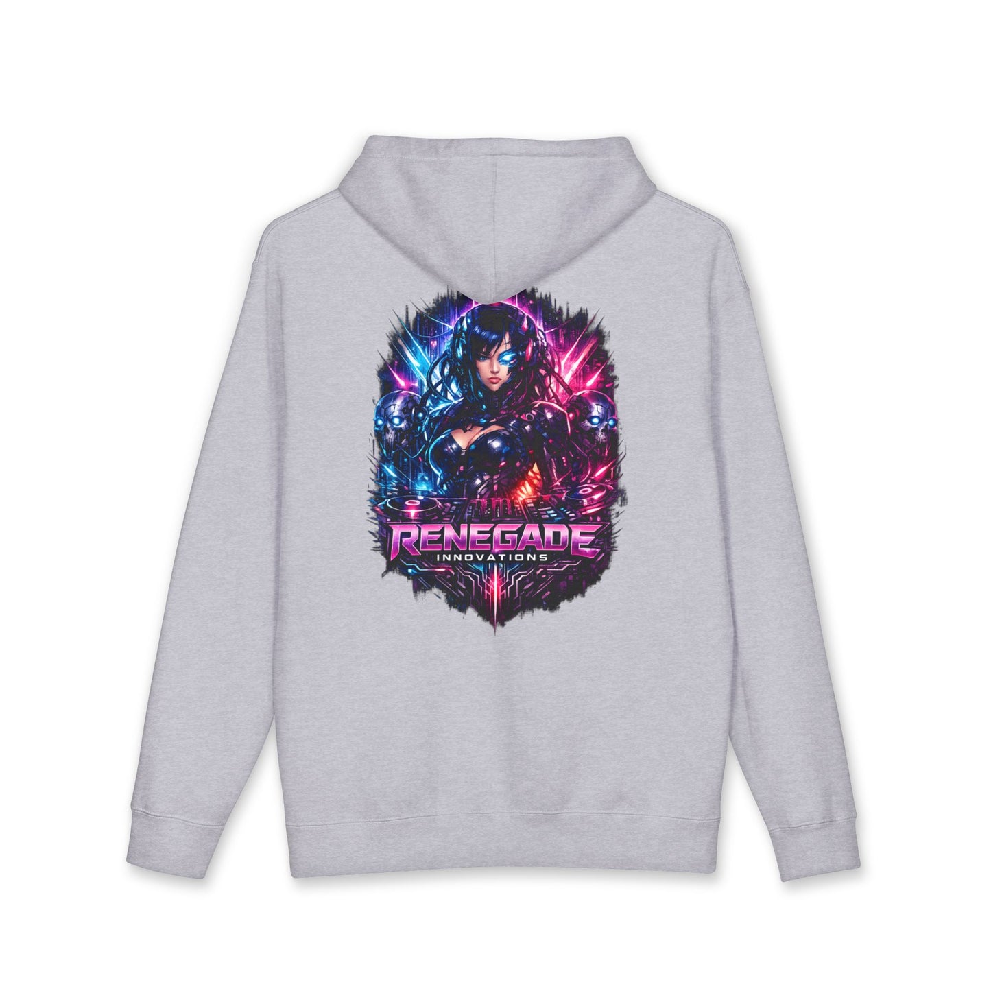 Hoodie — Renegade Innovations Neon Cyberpunk Graphic Hooded Sweatshirt