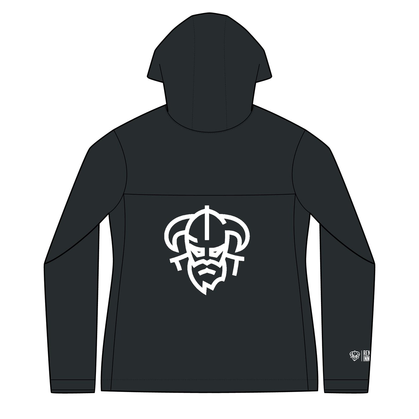 Women's Arcadia Jacket — Viking Helmet Back Logo Hooded Jacket