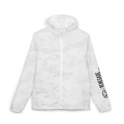 Renegade Viking Windbreaker Jacket — Nordic Warrior Graphic Full-Zip Hooded Jacket