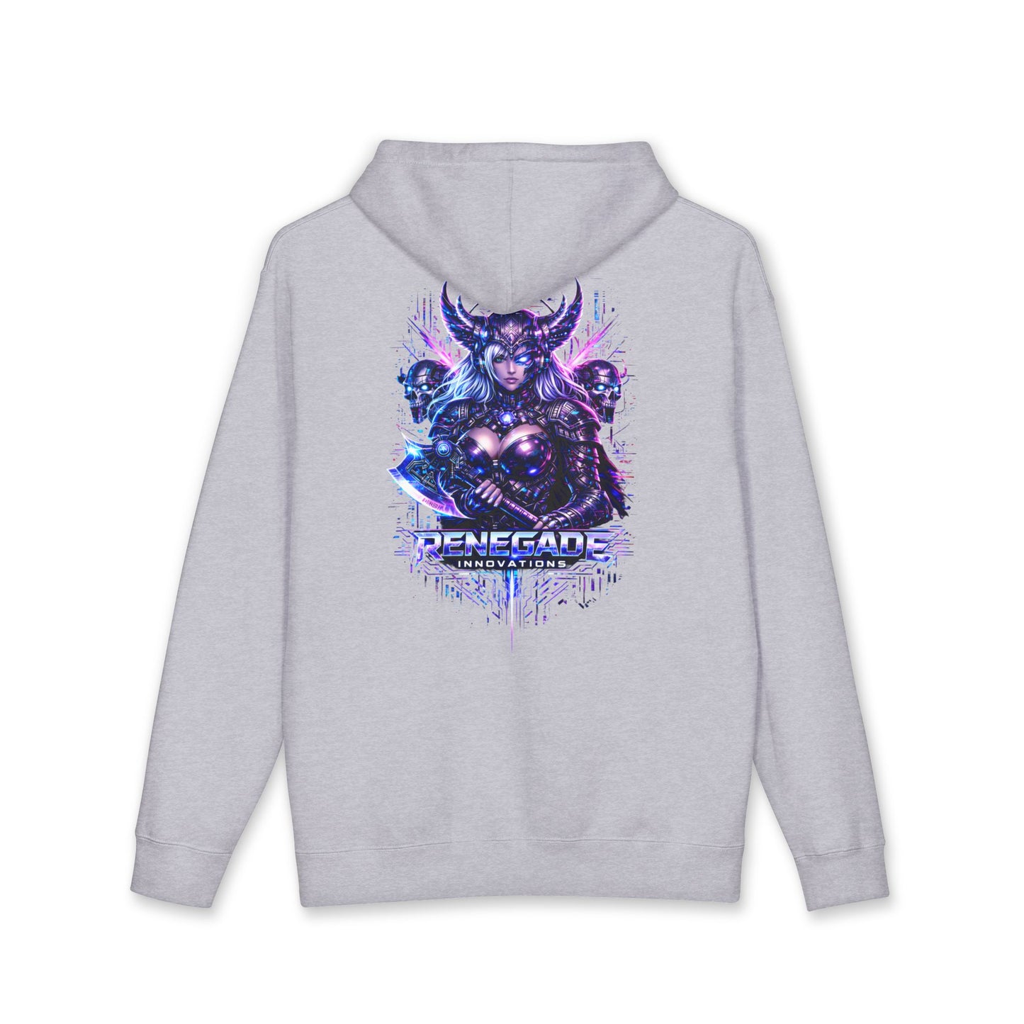 Renegade Valkyrie Hoodie — Fantasy Gamer Hoodie with 'RENEGADE' Back Art