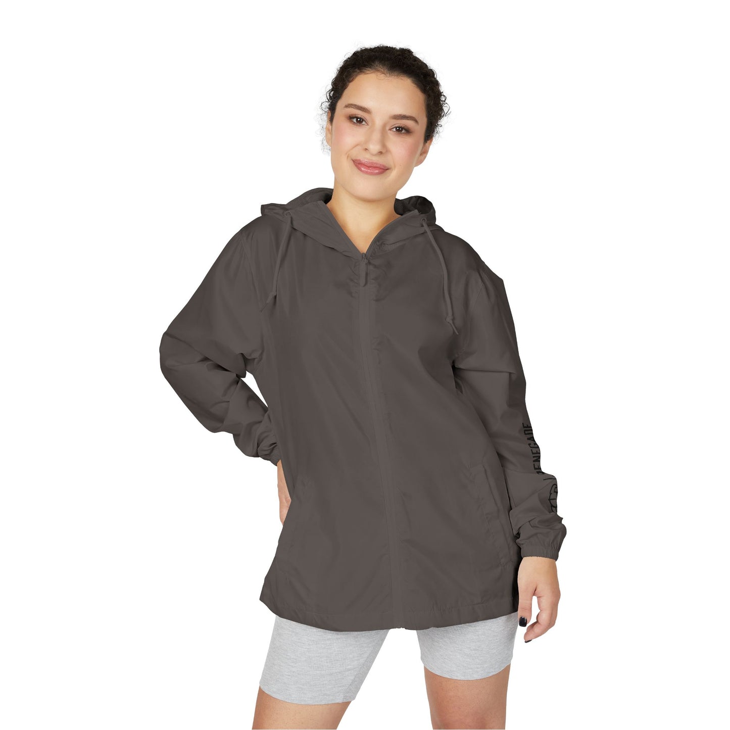 Renegade Viking Windbreaker Jacket — Nordic Warrior Graphic Full-Zip Hooded Jacket