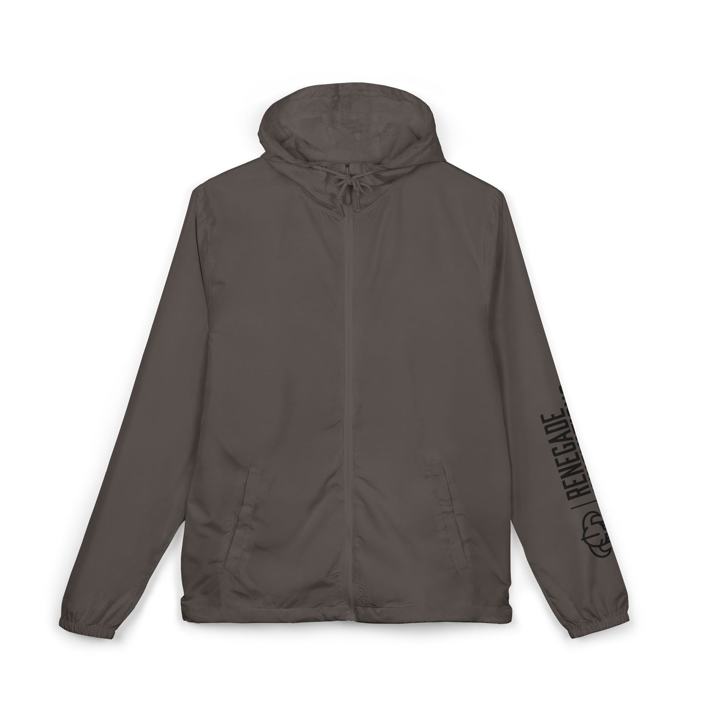 Renegade Viking Windbreaker Jacket — Nordic Warrior Graphic Full-Zip Hooded Jacket
