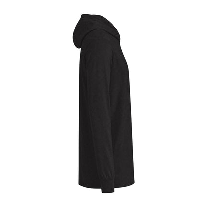 Hooded Tee — Minimal Viking Back Graphic