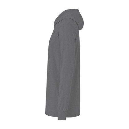 Hooded Tee — Minimal Viking Back Graphic