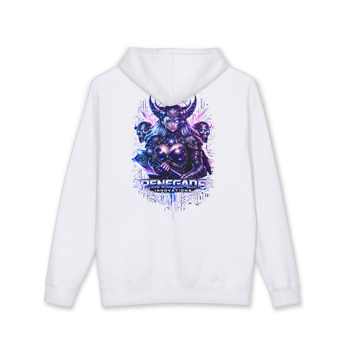 Renegade Valkyrie Hoodie — Fantasy Gamer Hoodie with 'RENEGADE' Back Art