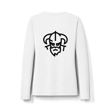 Women's Long Sleeve Tee — Viking Helmet Logo UV-Protection Shirt