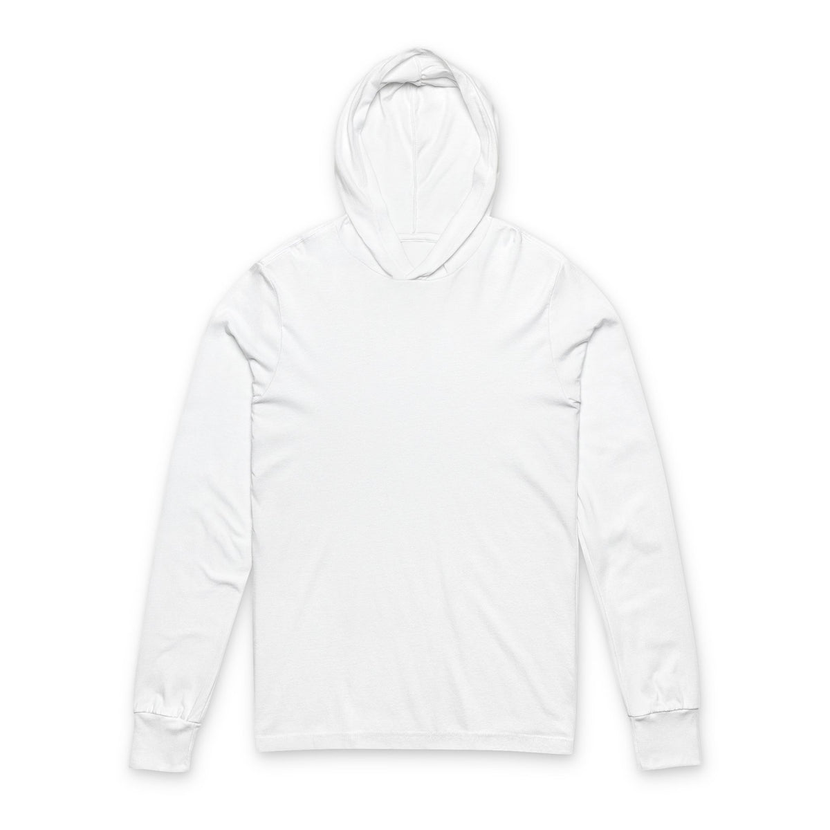Hooded Tee — Minimal Viking Back Graphic