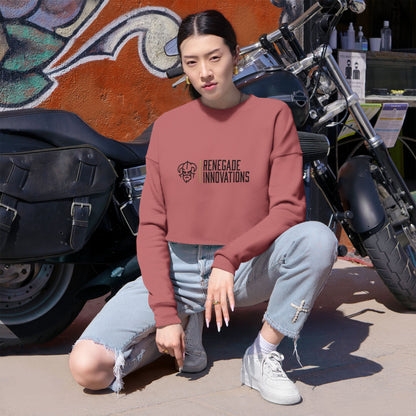 Cropped Sweatshirt — Renegade Innovations Logo Women's Crop Top