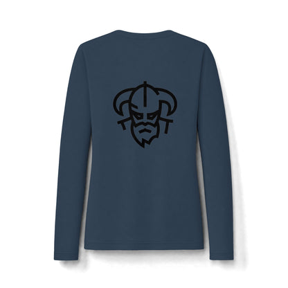 Women's Long Sleeve Tee — Viking Helmet Logo UV-Protection Shirt