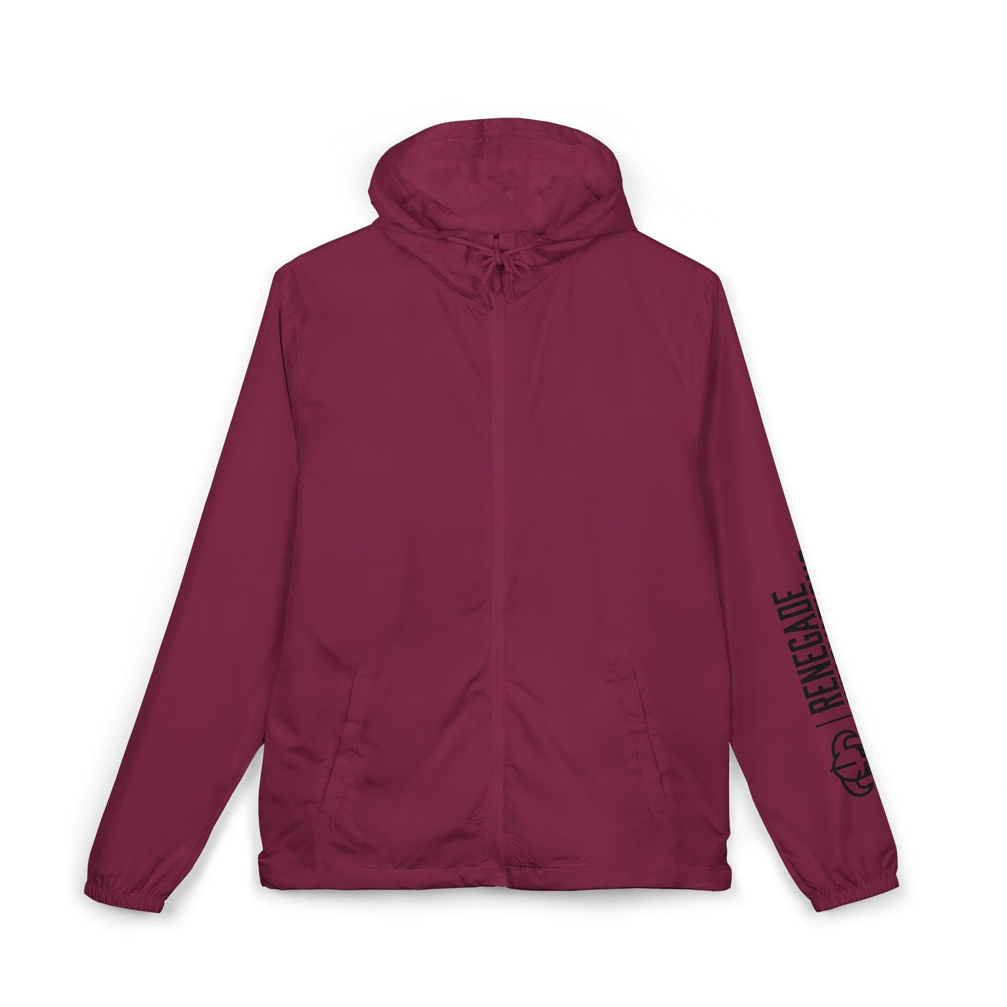 Renegade Viking Windbreaker Jacket — Nordic Warrior Graphic Full-Zip Hooded Jacket