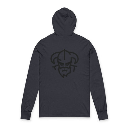 Hooded Tee — Minimal Viking Back Graphic