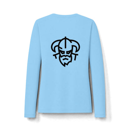 Women's Long Sleeve Tee — Viking Helmet Logo UV-Protection Shirt