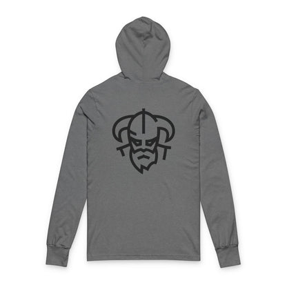 Hooded Tee — Minimal Viking Back Graphic