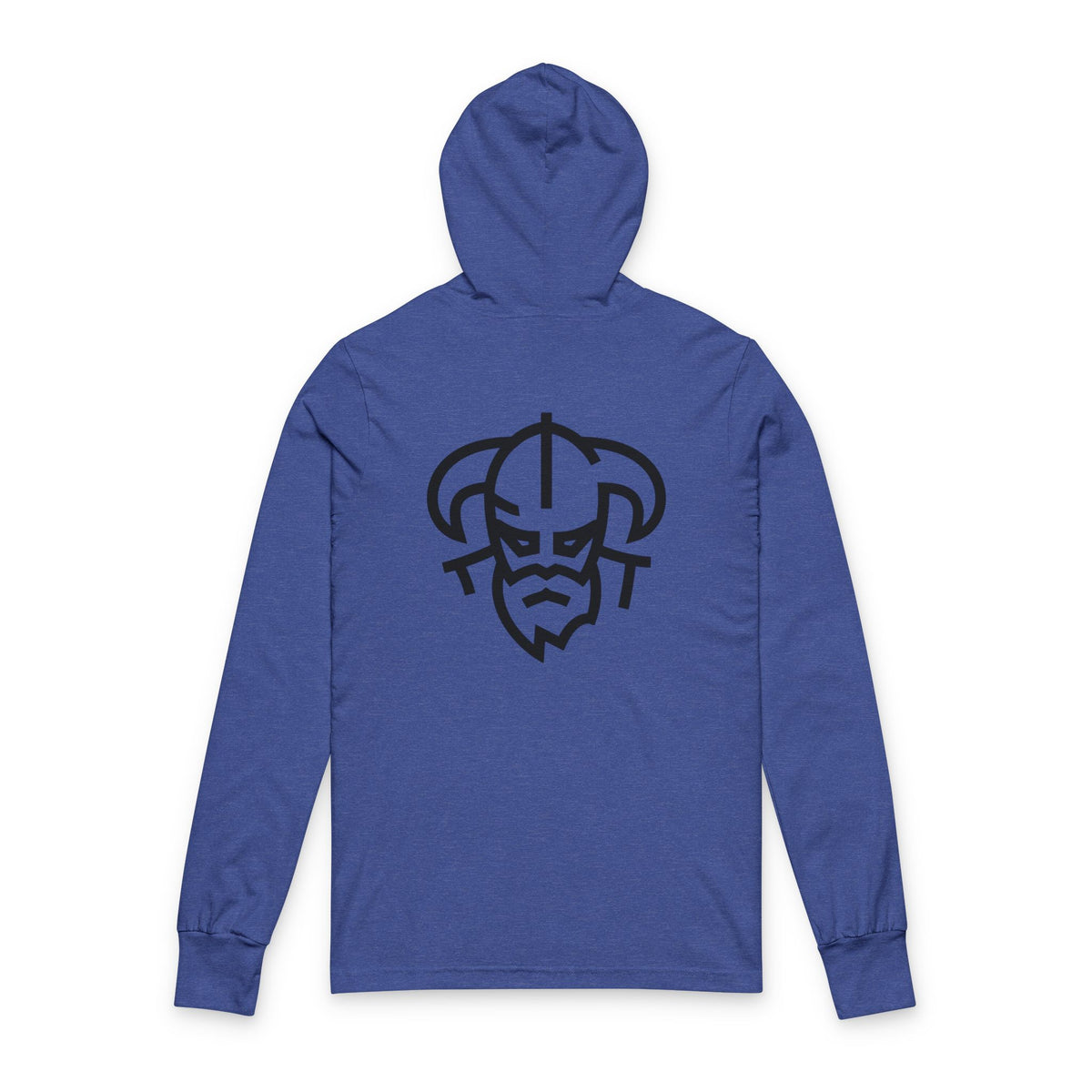 Hooded Tee — Minimal Viking Back Graphic
