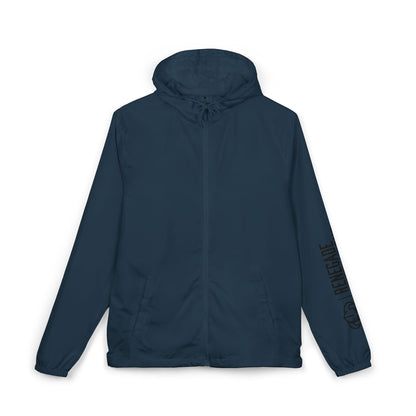 Renegade Viking Windbreaker Jacket — Nordic Warrior Graphic Full-Zip Hooded Jacket